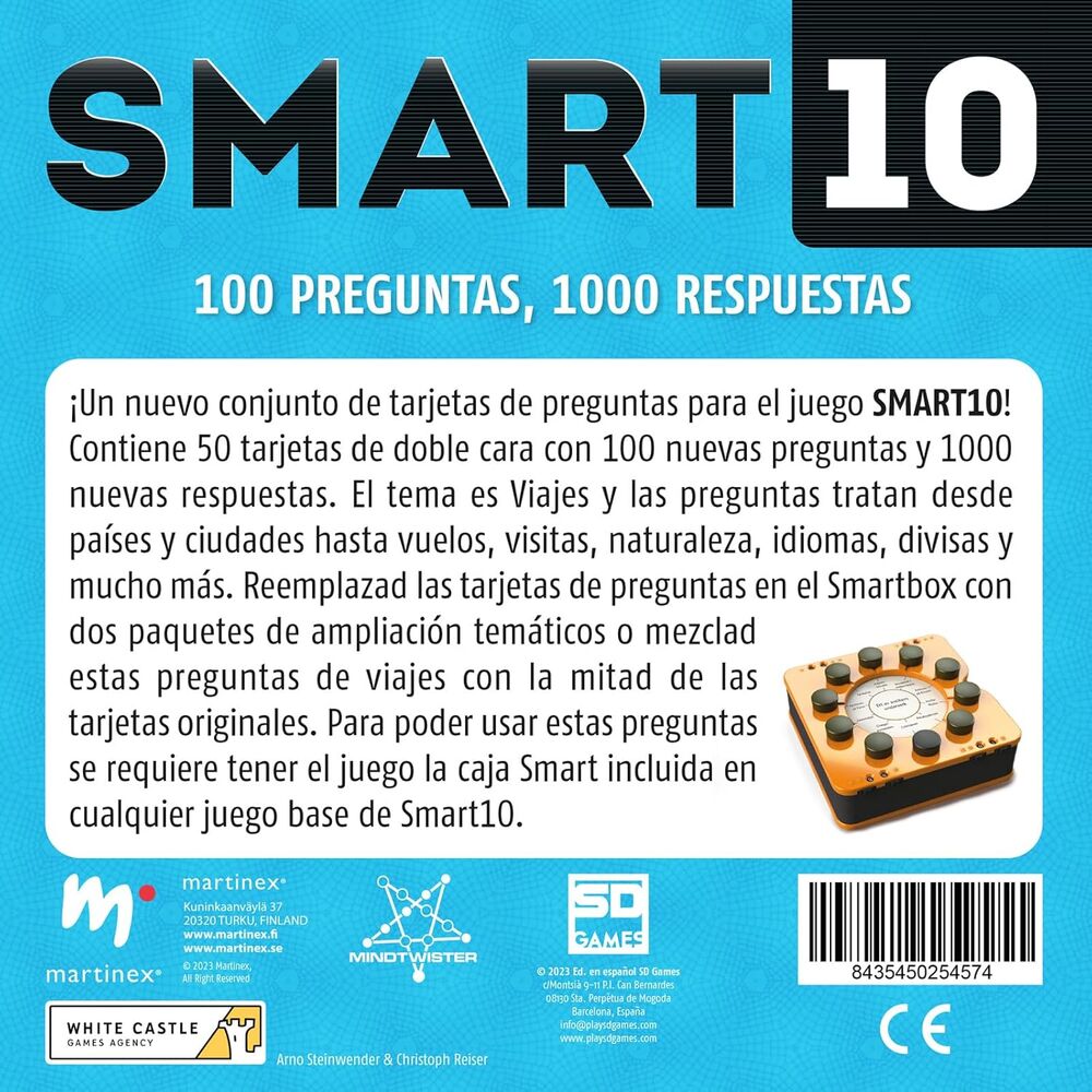 Expansion Viajes Juego Smart 10 Español