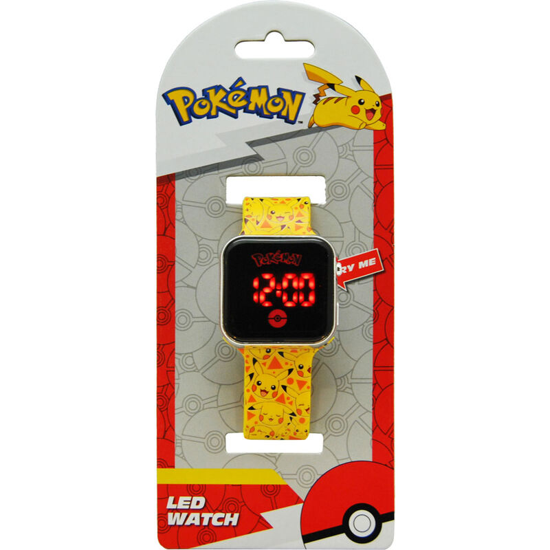 Reloj led Pikachu Pokemon Frikytopia