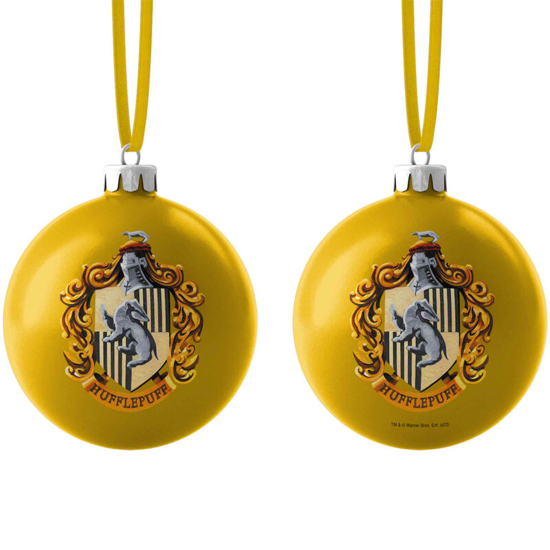 Bola Navidad Hufflepuff Harry Potter Frikytopia