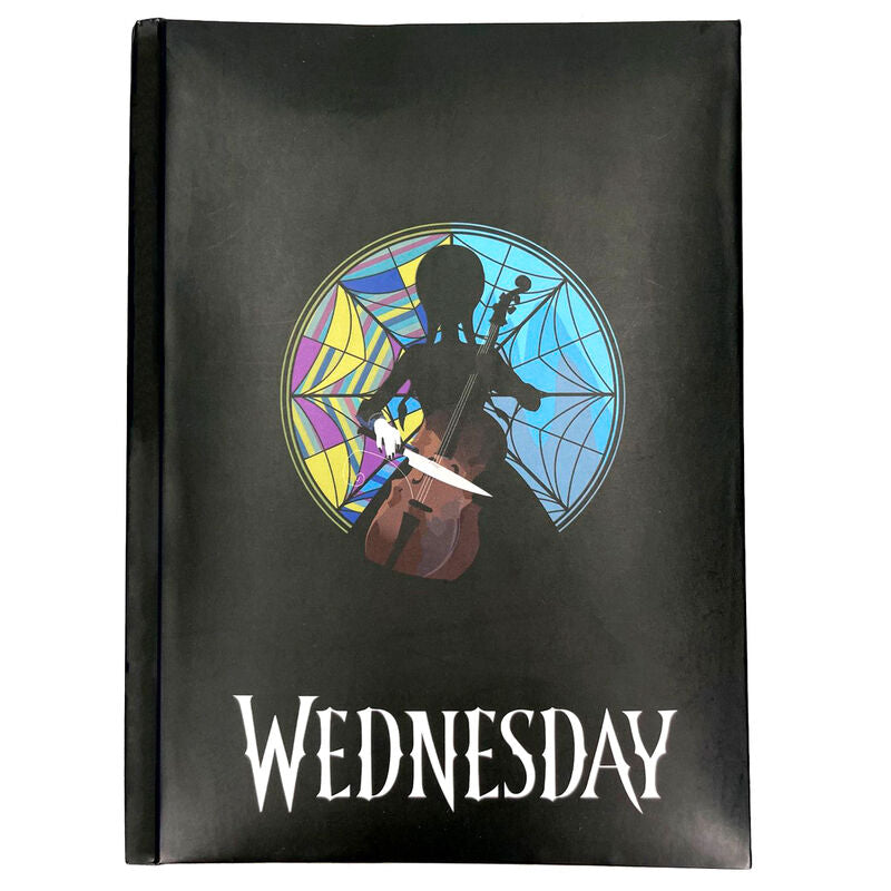 Cuaderno A5 Roseton Miercoles luz Frikytopia