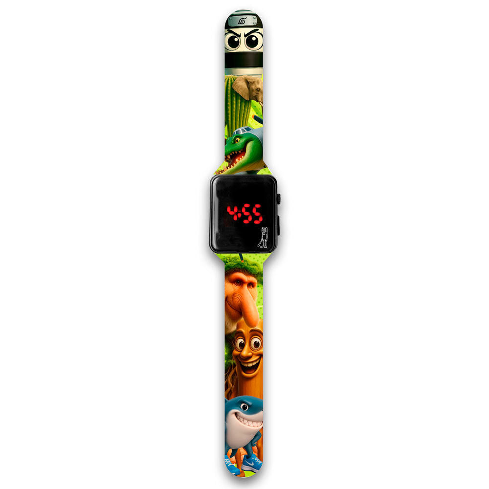 Reloj digital LED Italian Brainrot Frikytopia