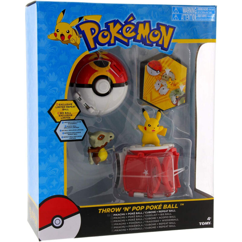 Blister Pokeball Pikachu + Cubone Pokemon Frikytopia