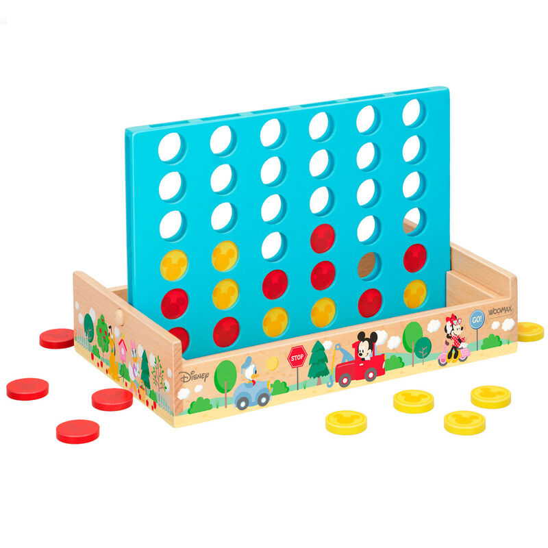 Juego Cuatro en Raya Madera Disney