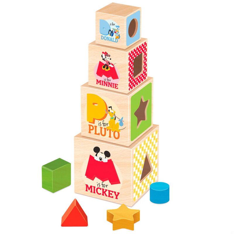 Torre Cubos Madera Disney