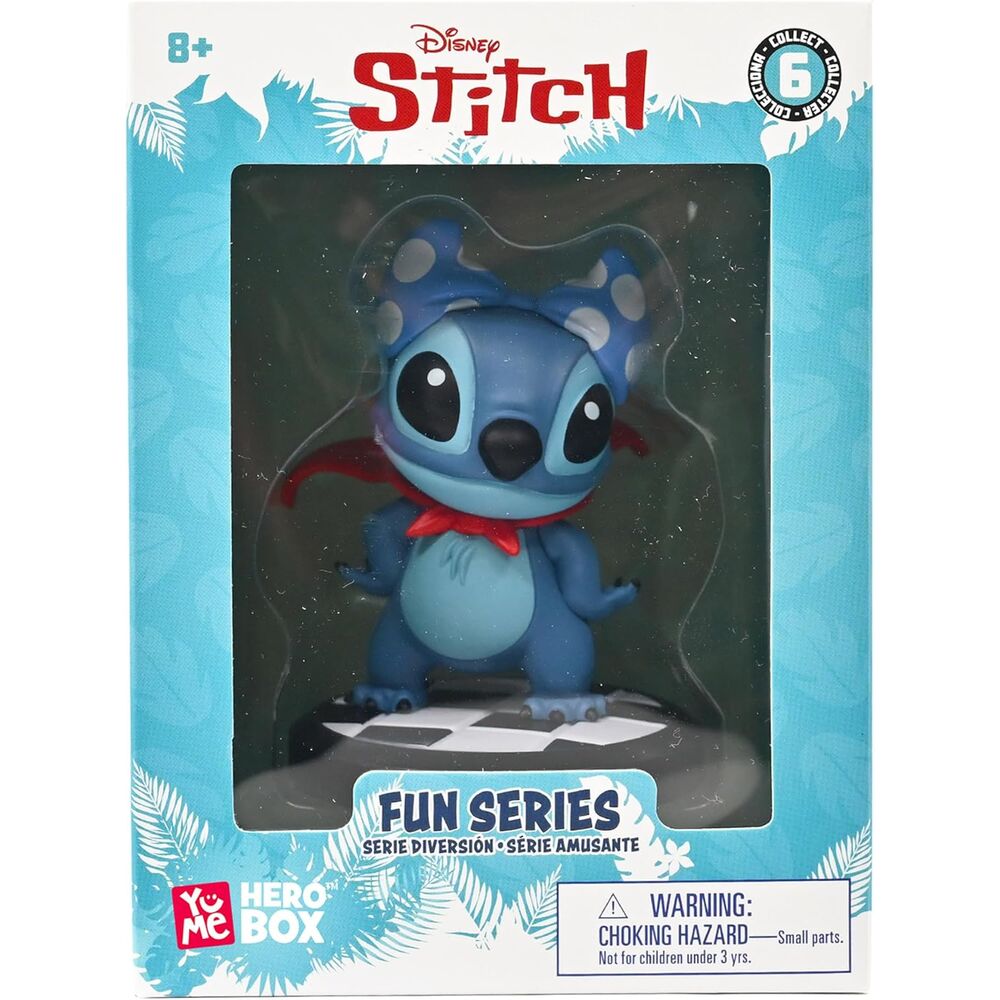 Figura Stitch Super Heroe Hero Box Stitch Disney 8 cm