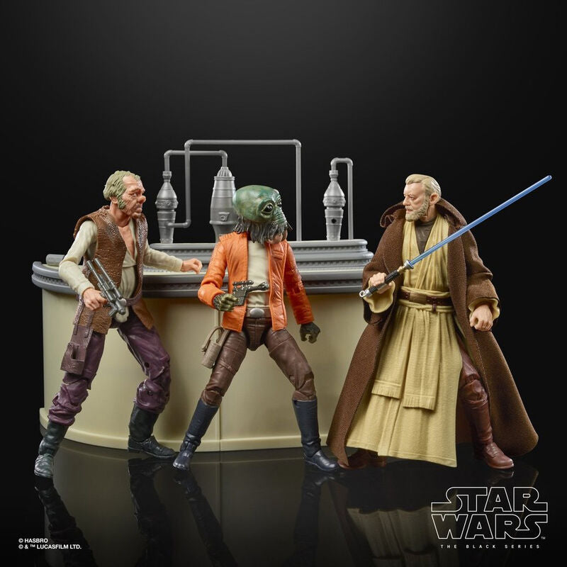 Set figuras The Power Of The Force Cantina Showdown Black Series Sta Frikytopia
