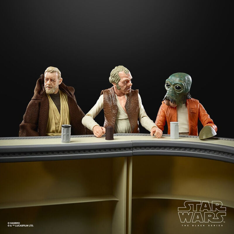 Set figuras The Power Of The Force Cantina Showdown Black Series Sta