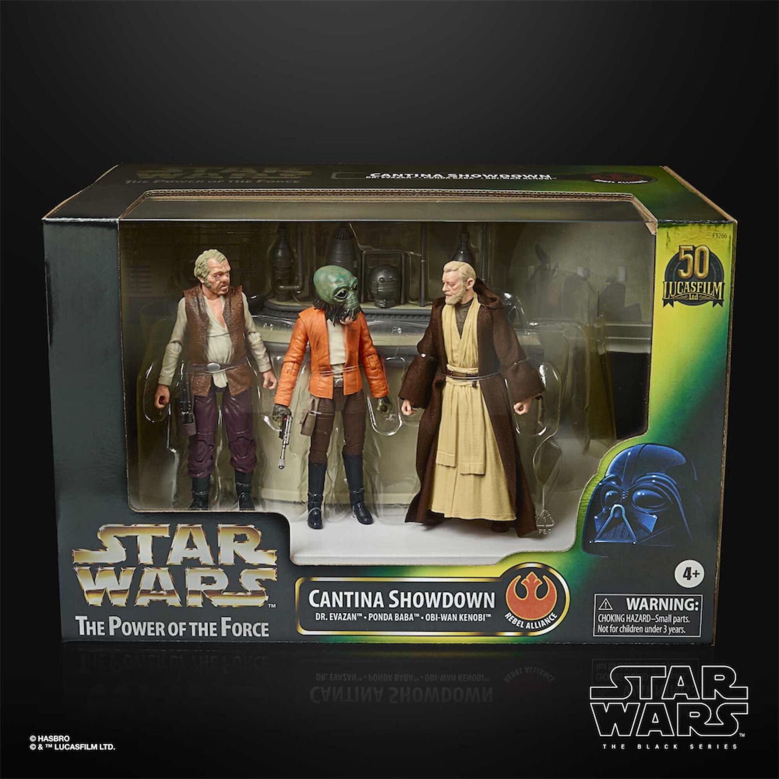 Set figuras The Power Of The Force Cantina Showdown Black Series Sta