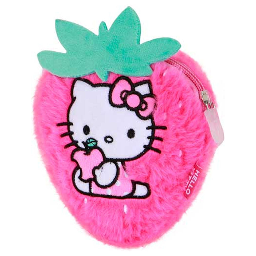 Monedero peluche Fresa Hello Kitty Frikytopia
