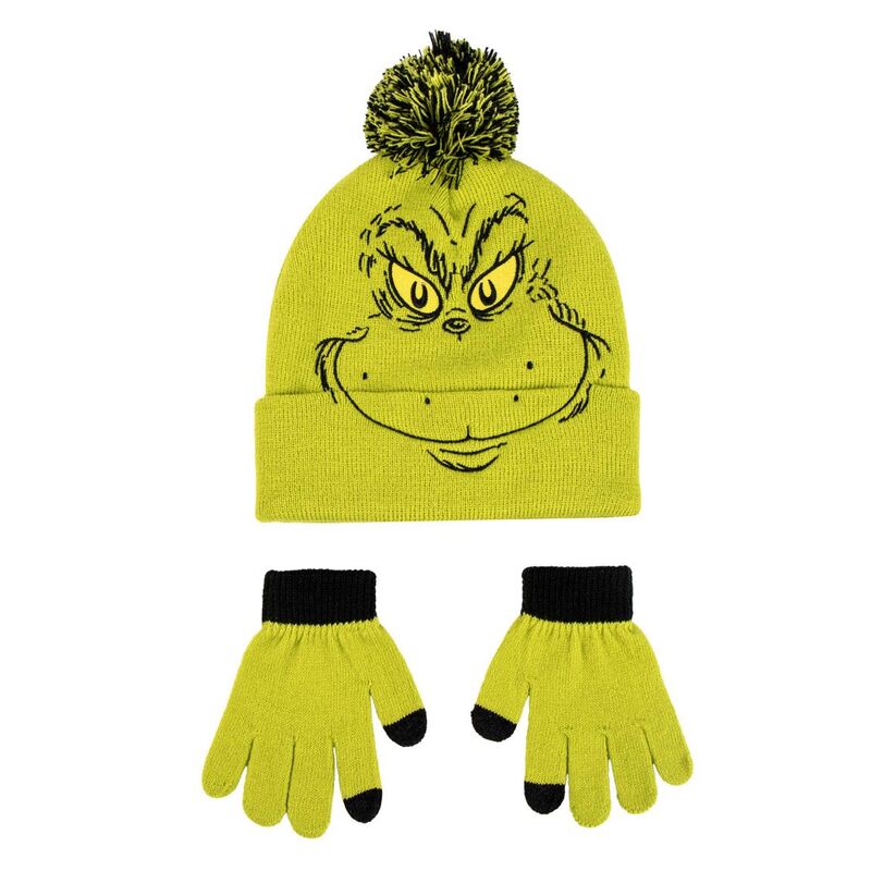 Set gorro y guantes El Grinch Frikytopia