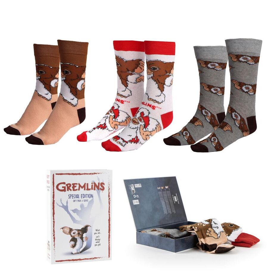 Set 3 calcetines Gremlins adulto Frikytopia