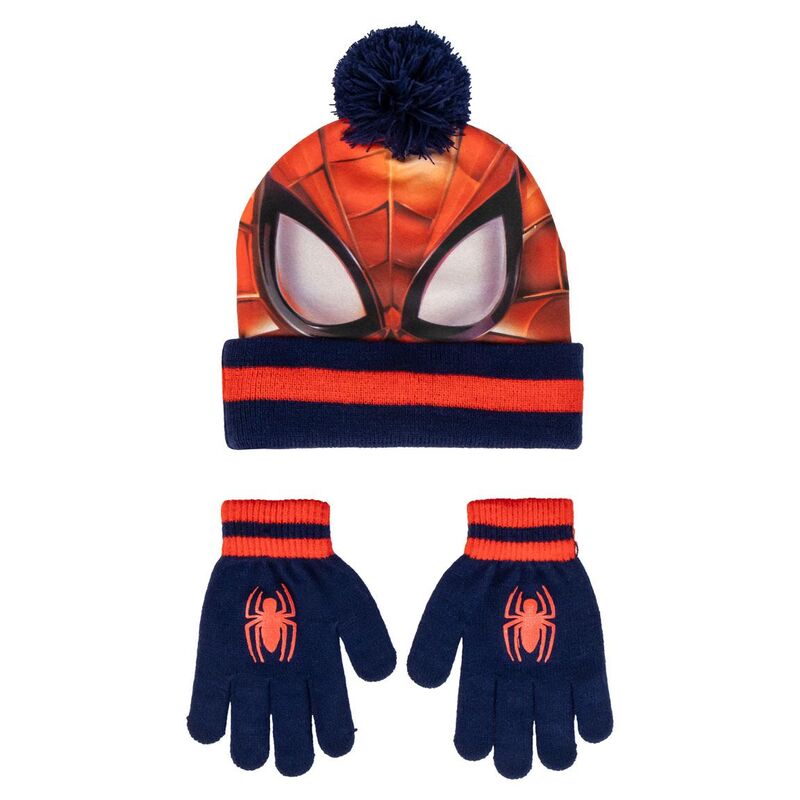 Set gorro y guantes Spiderman Marvel Frikytopia