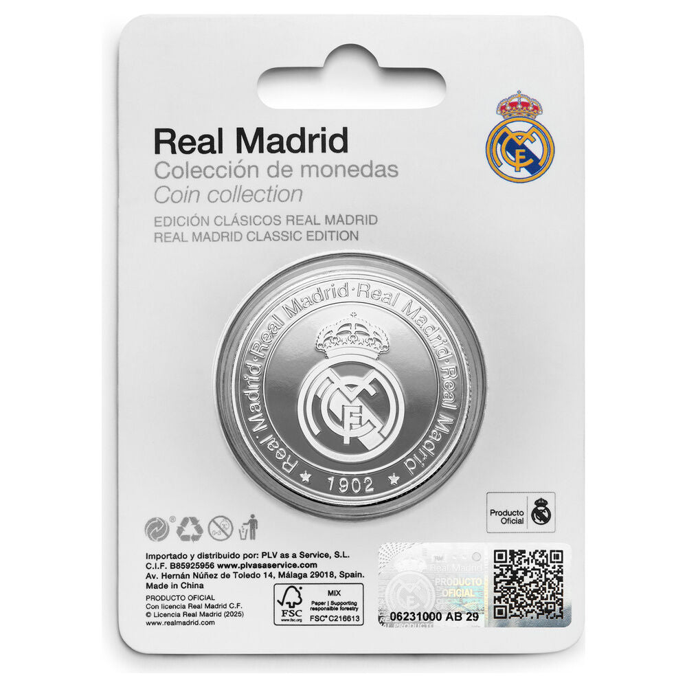 Moneda Bernabeu Plateada Real Madrid