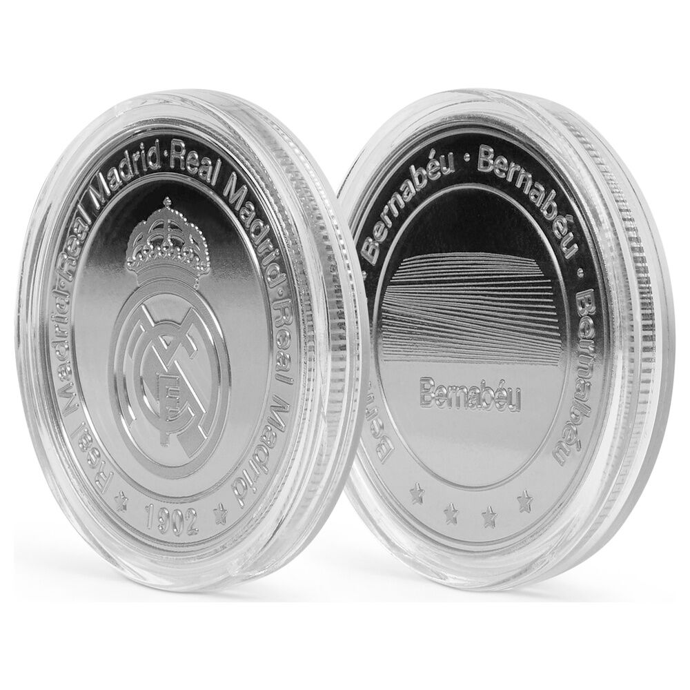 Moneda Bernabeu Plateada Real Madrid Frikytopia
