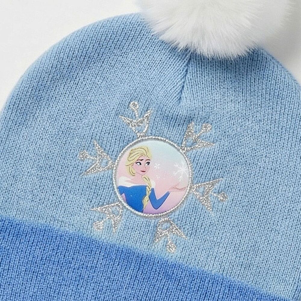 Conjunto Gorro Guantes Bufanda Frozen Disney