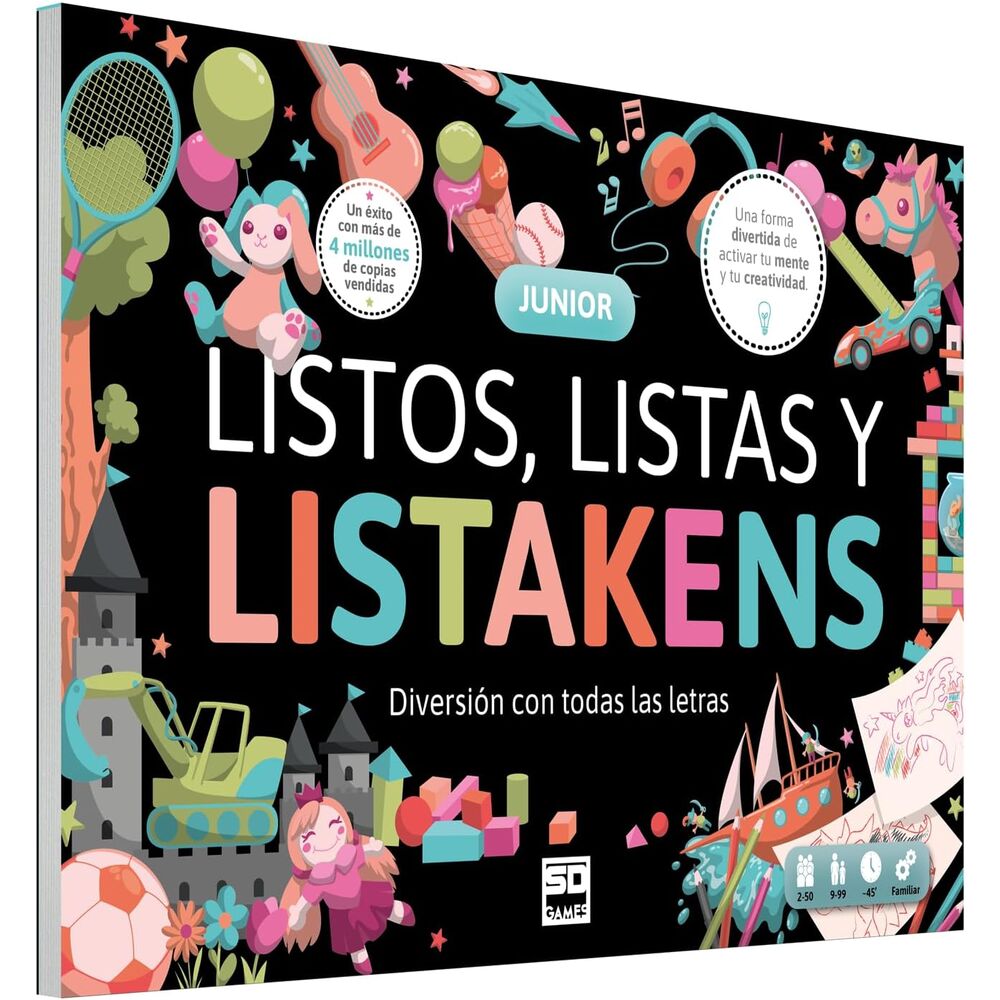 Juego mesa Listos Listas y Listakens Junior español Frikytopia