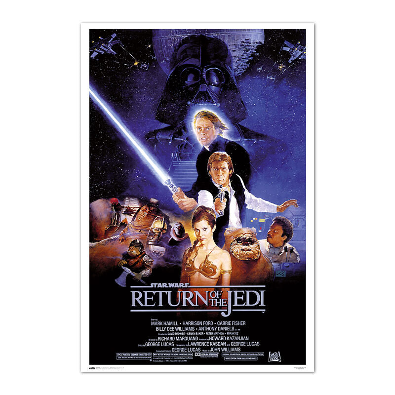Poster El Retorno del Jedi Star Wars Frikytopia