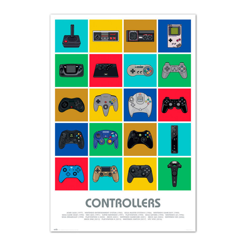 Poster Controllers Frikytopia