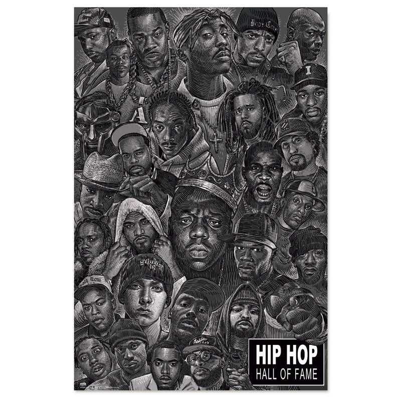 Poster Todas las Estrellas Hip Hop Frikytopia