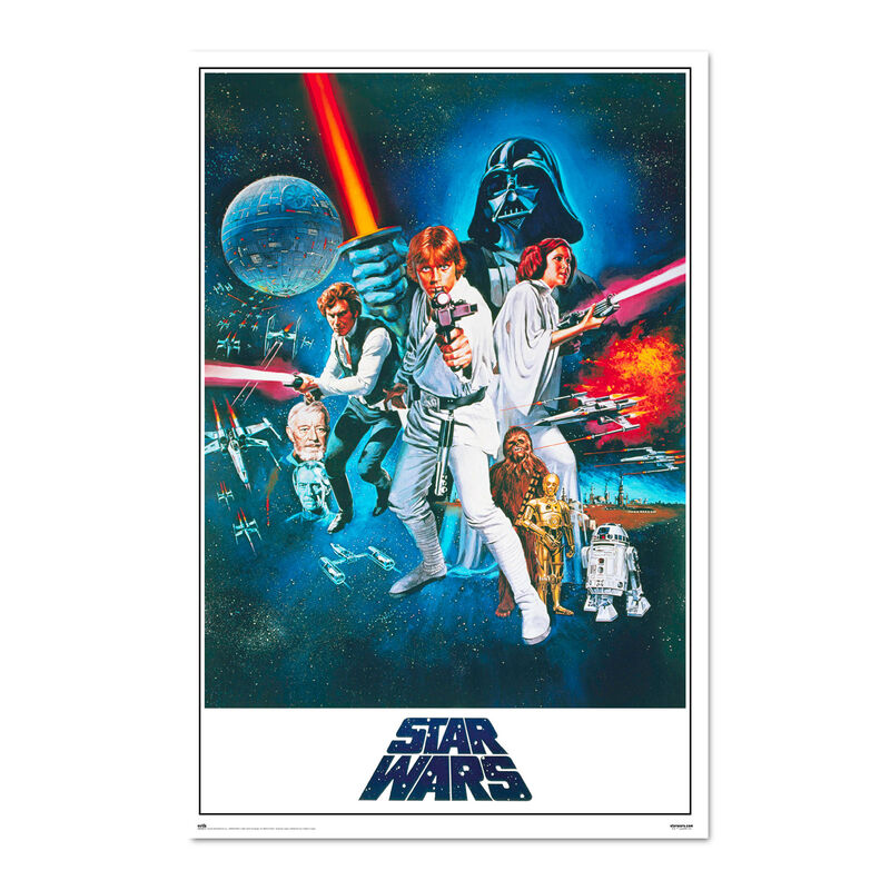 Poster Una Nueva Esperanza Episodio IV Star Wars Frikytopia