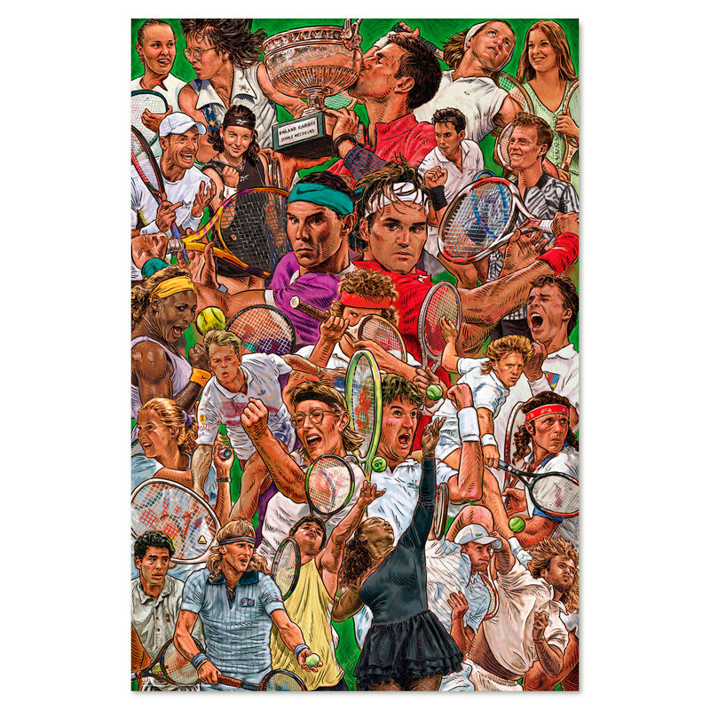 Poster Leyendas del Tenis Frikytopia