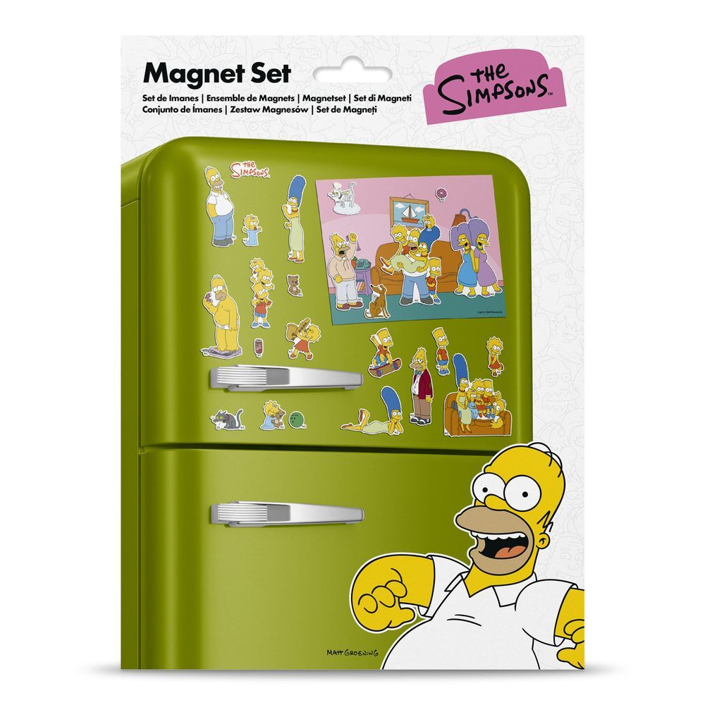 Set imanes troquelados Los Simpsons Frikytopia