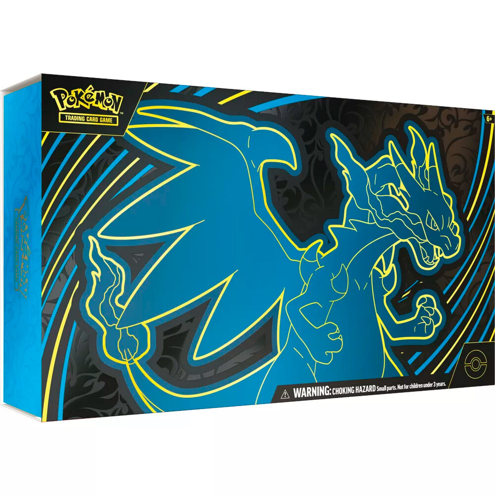 Estuche Ultra Premium cartas Mega-Charizard X Pokemon Latino Frikytopia