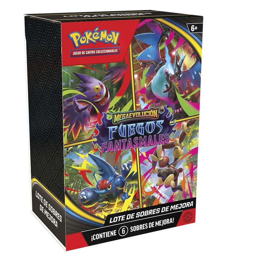 Juego Cartas Booster Bundle Fuegos Fantasmales Pokemon latino Frikytopia