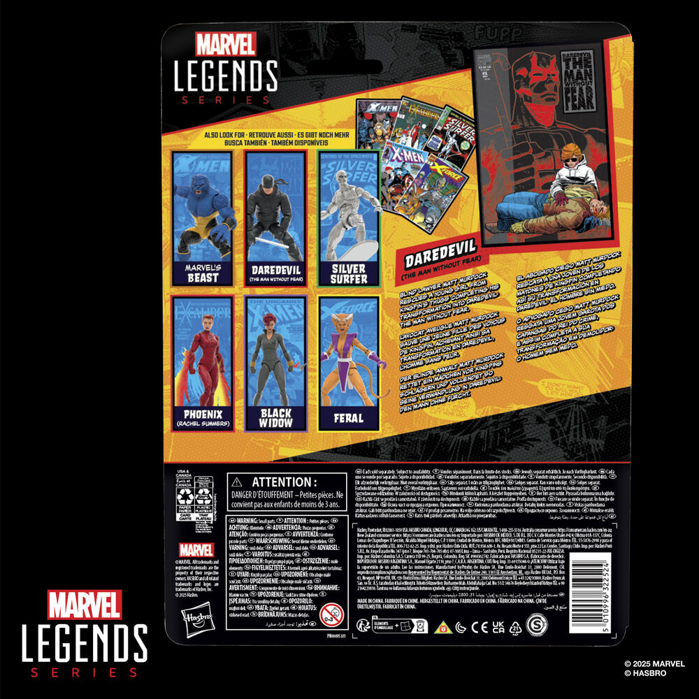 Figura Daredevil The Man Without Fear Daredevil Marvel Legends Series 15 cm