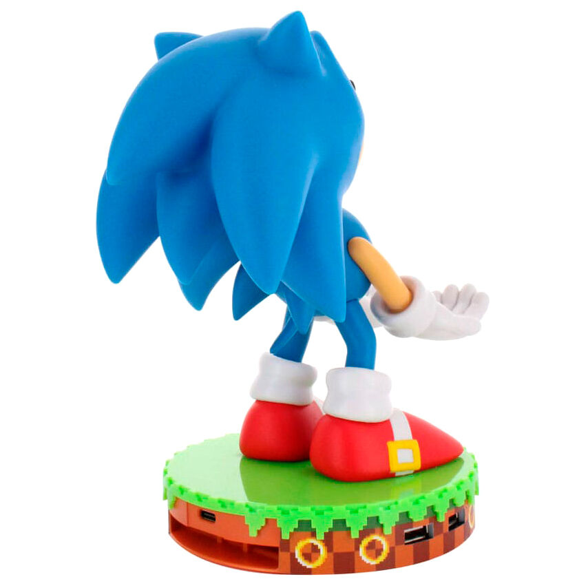 Cable Guy Deluxe Soporte Sujecion Figura Sonic The Hedgehog 20 cm