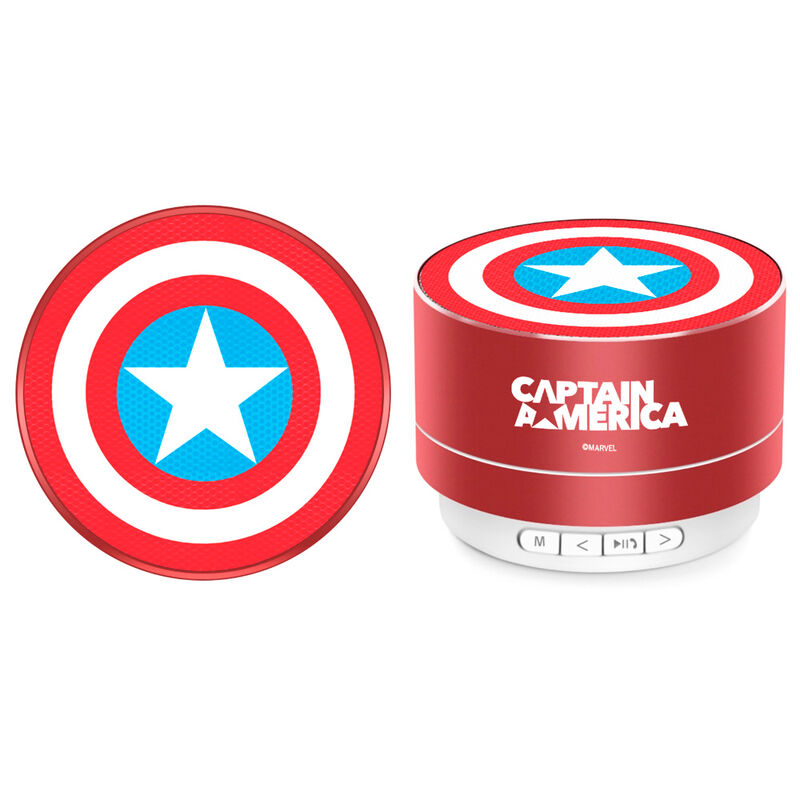 Altavoz portatil inalambrico Capitan America Marvel Frikytopia