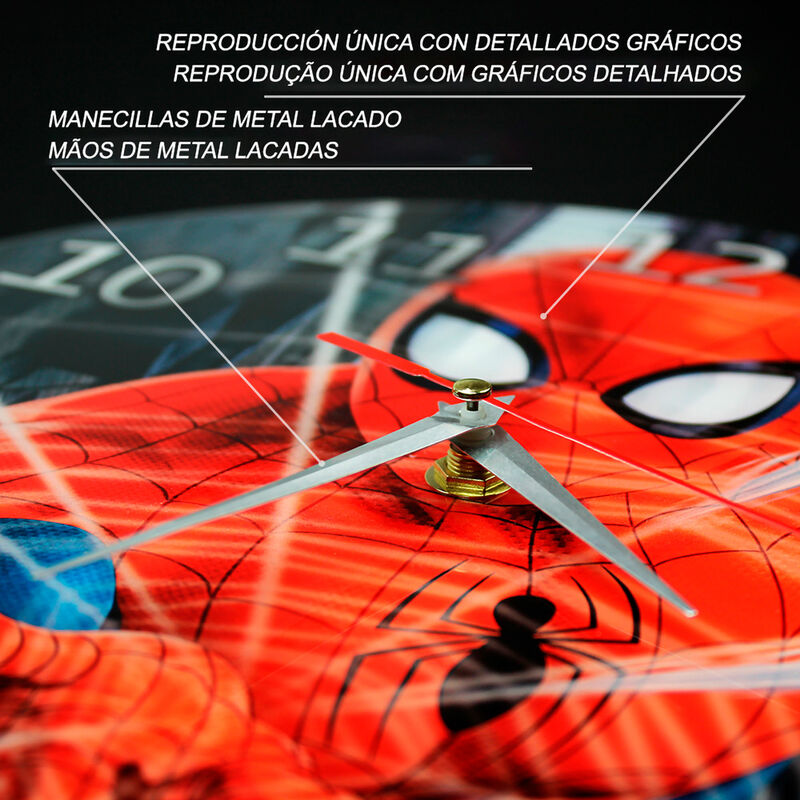 Reloj Pared Spiderman Marvel