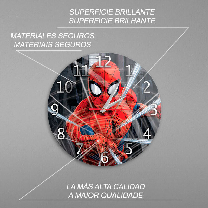 Reloj Pared Spiderman Marvel