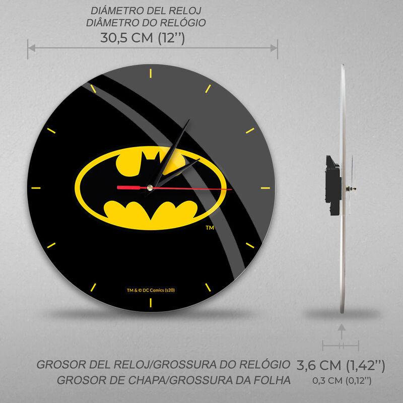 Reloj Pared Batman DC Comics