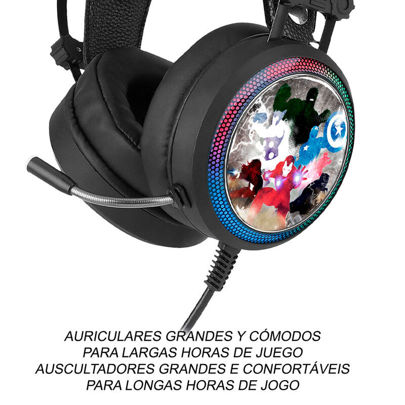 Auriculares Gaming Vengadores Avengers Marvel