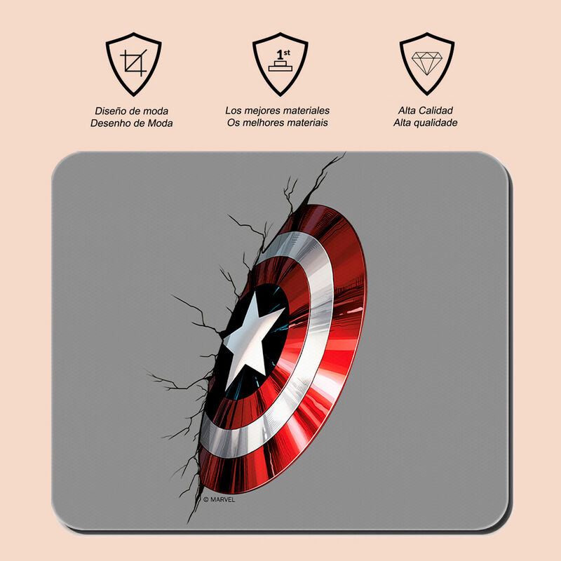 Alfombrilla Raton Capitan America Marvel