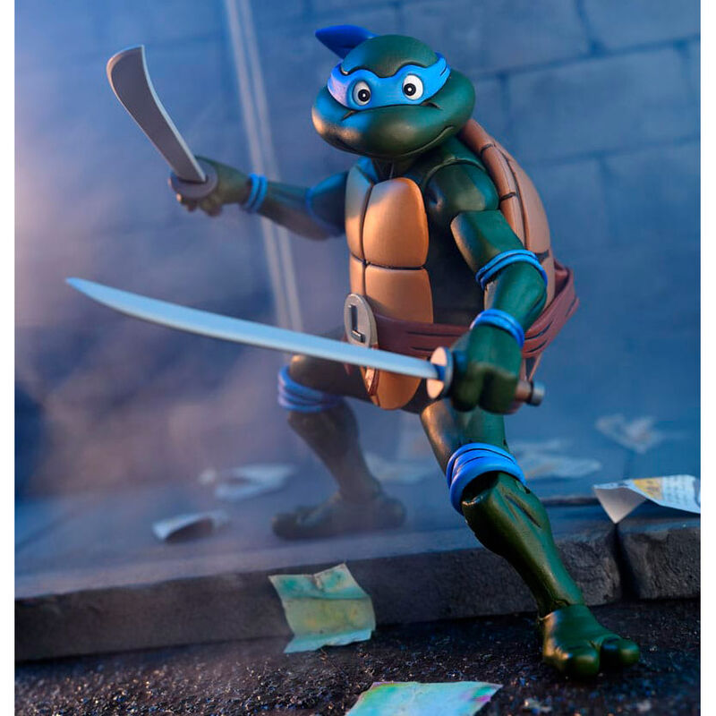 Figura Ultimate Leonardo Comics Tortugas Ninja 18 cm