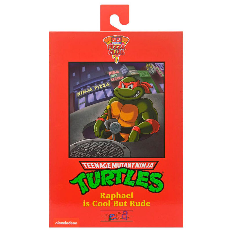Figura Ultimate Raphael VHS Cartoon Tortugas Ninja 18 cm