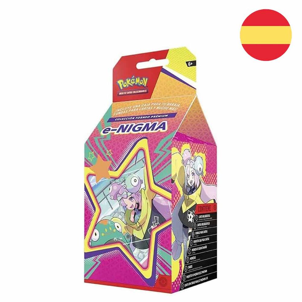 Estuche cartas Iono Tournament Pokemon español Frikytopia