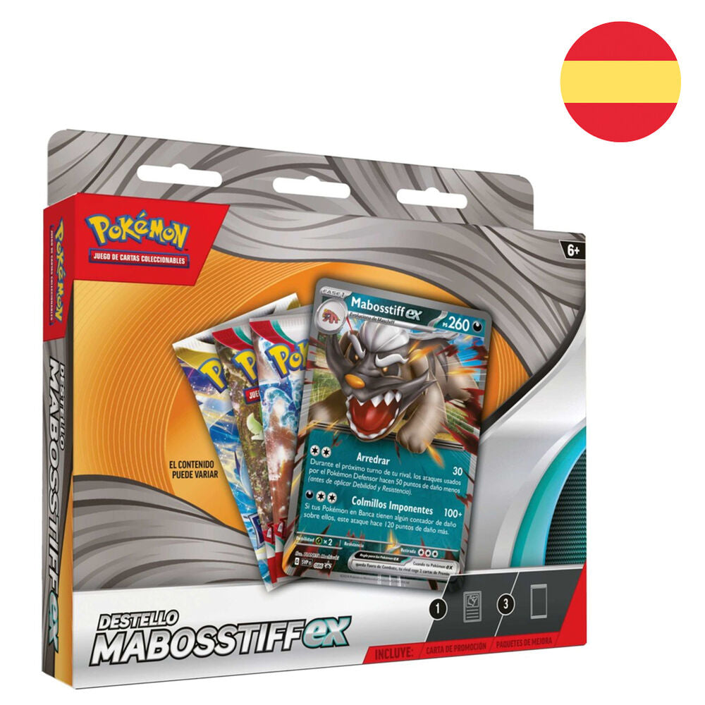 Juego cartas Mabosstiff ex Pokemon español Frikytopia