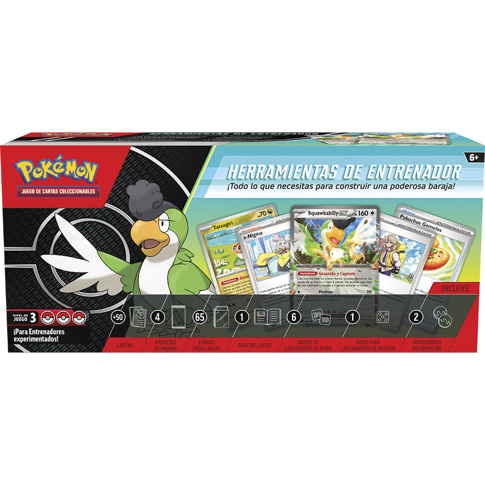 Estuche juego cartas coleccionables Herramientas de Entrenador Pokemon español Frikytopia
