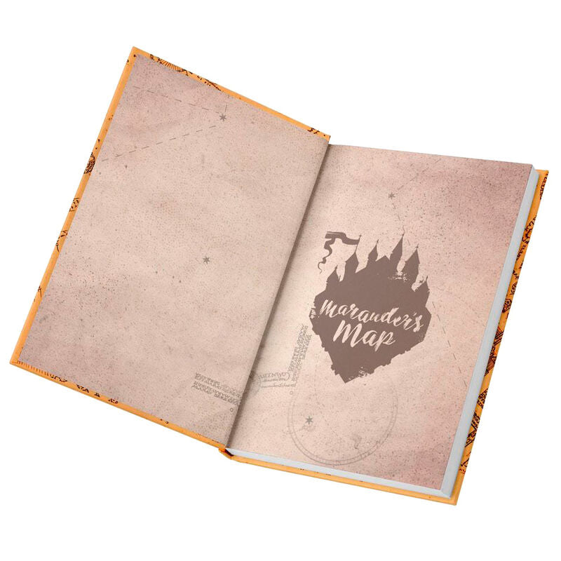 Cuaderno A5 Mapa del Merodeador Harry Potter