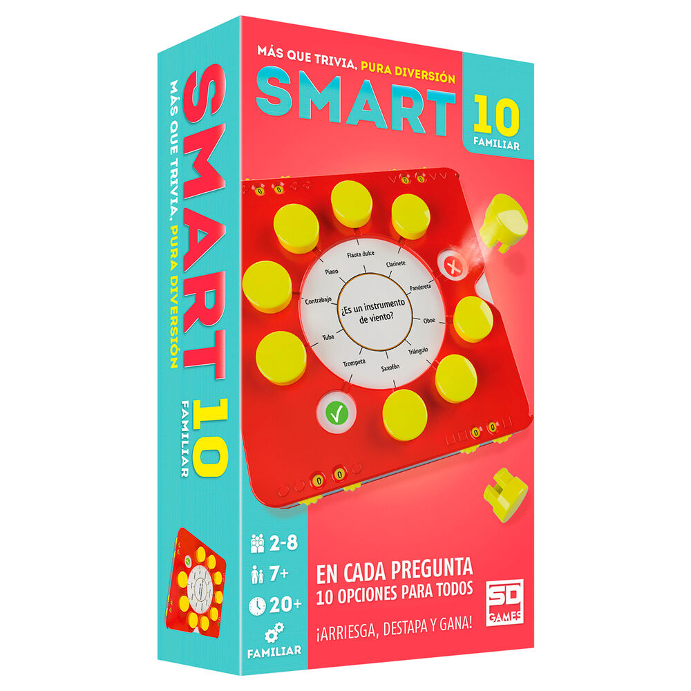 Juego de mesa Smart 10 Familiar español Frikytopia