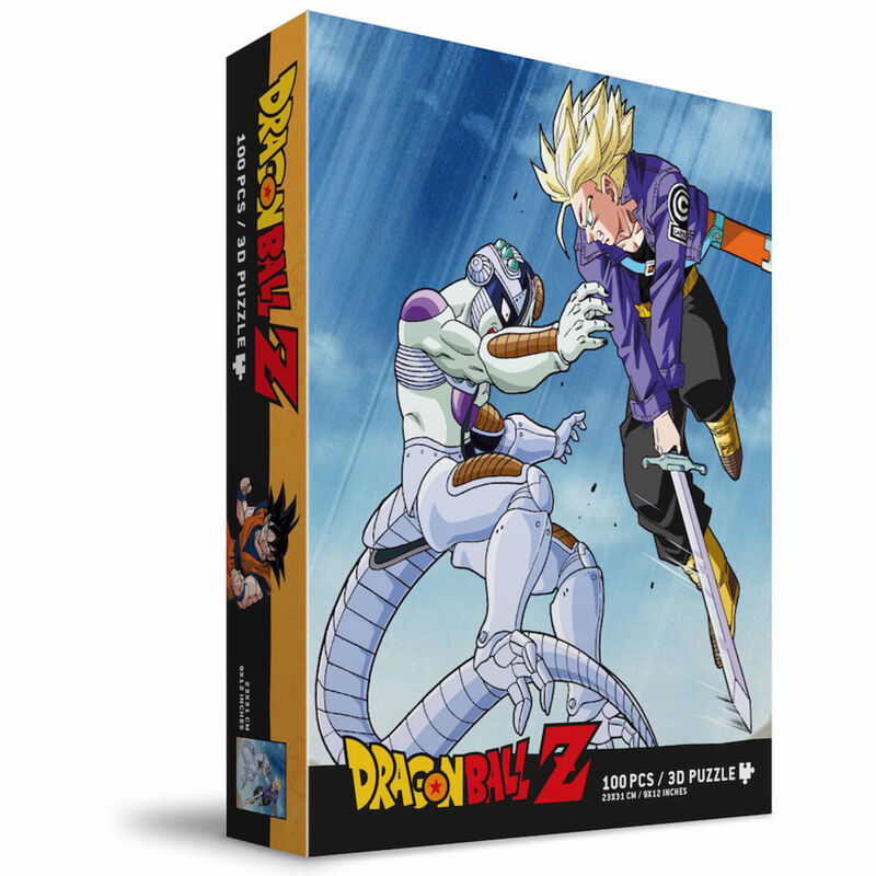 Puzzle 3D Trunks Vs Frieza Dragon Ball Z 100 piezas Frikytopia