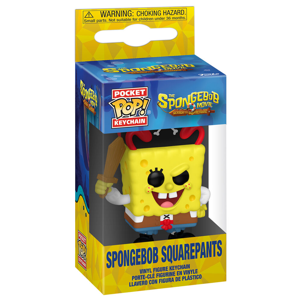 Llavero Pocket POP Bob Esponja una Nueva Aventura Pirata SpongeBob SquarePants