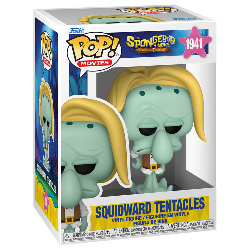 Figura POP Bob Esponja una Nueva Aventura Pirata Squidward Tentacles