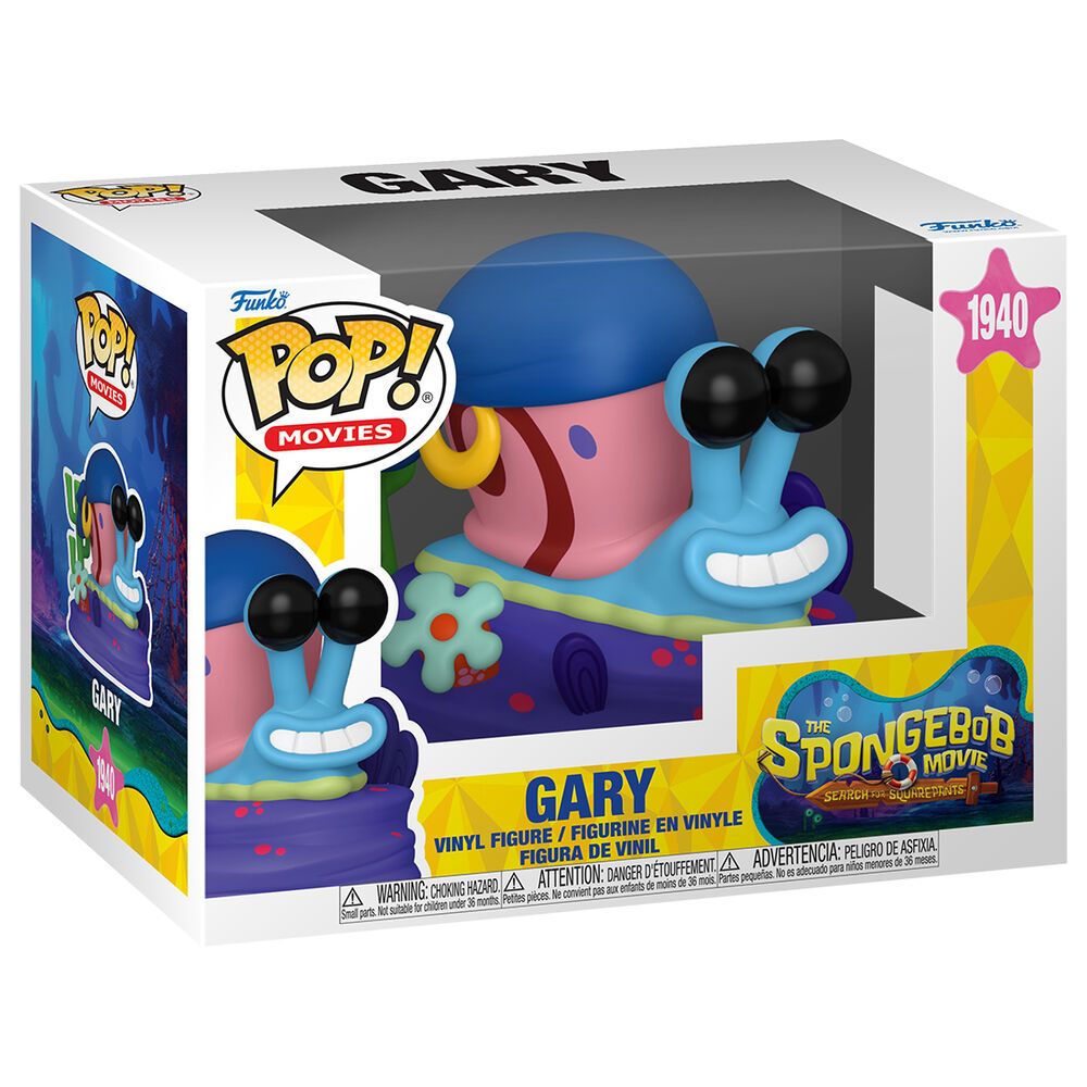 Figura POP Bob Esponja Una Nueva Aventura Pirata Gary Frikytopia