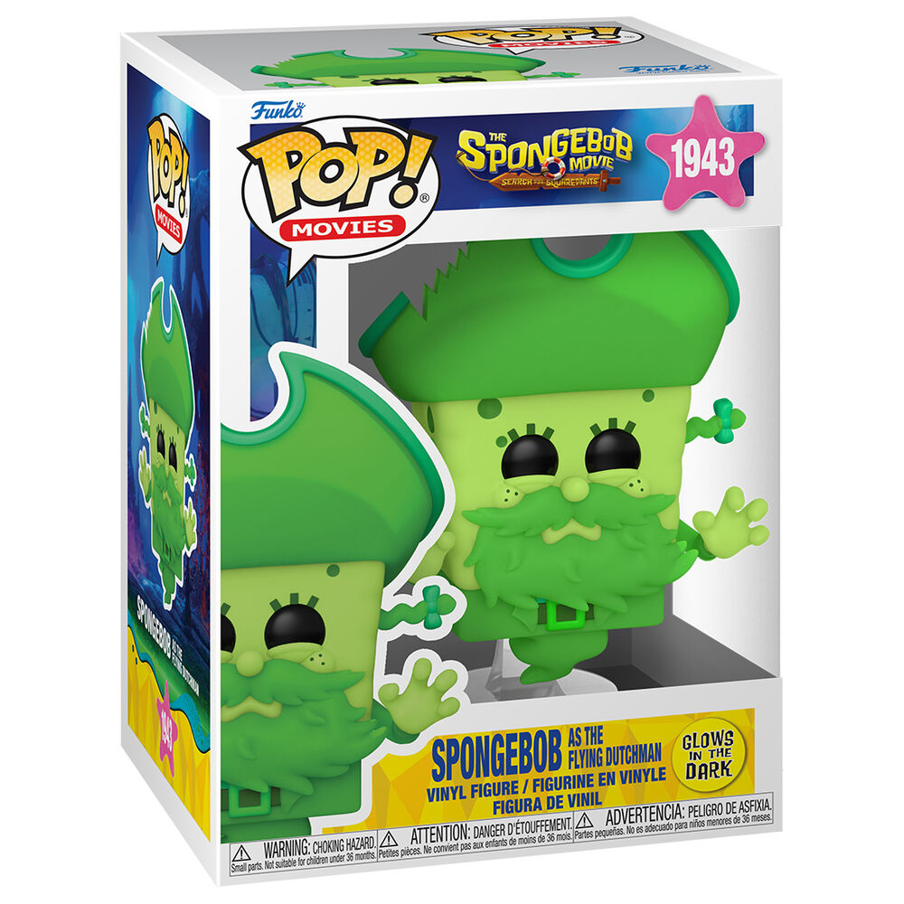 Figura POP Bob Esponja Una Nueva Aventura Pirata SpongeBob as the Flying Dutchman Frikytopia