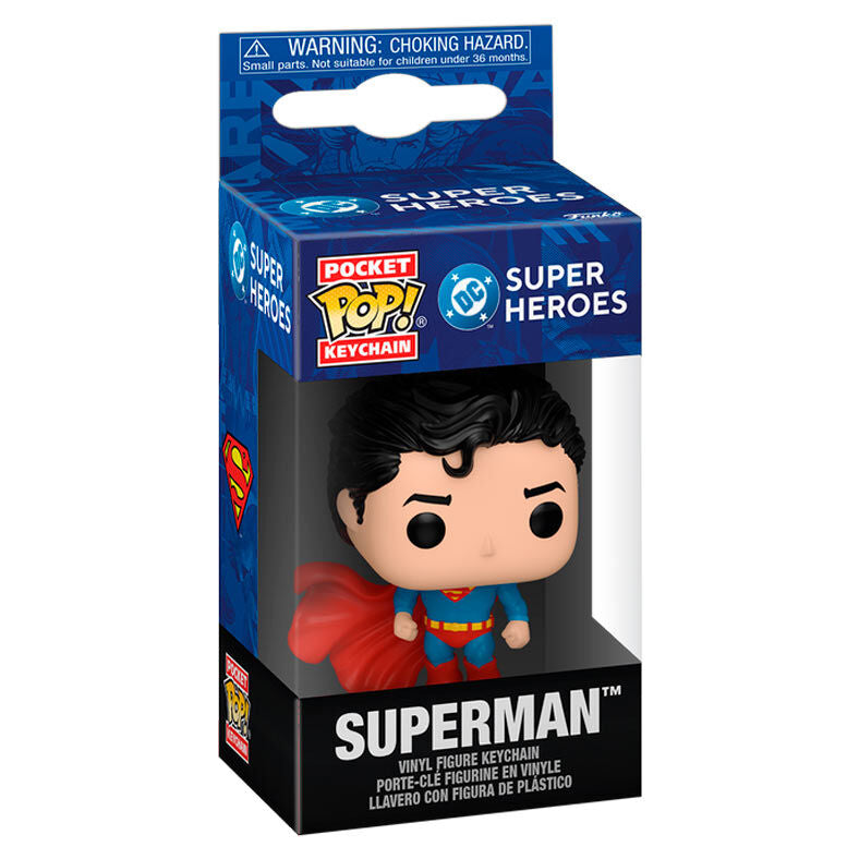 Funko Pop! Llavero Pocket Superman — DC COMICS