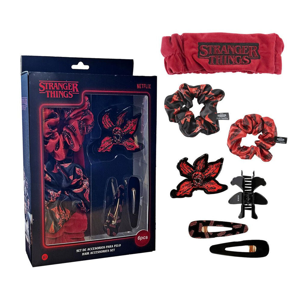 Set accesorios pelo Stranger Things Frikytopia